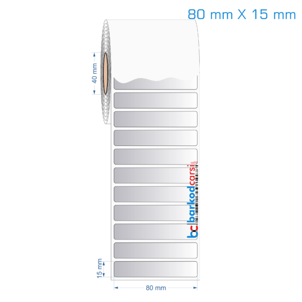 80x15 mm Silvermat Etiket (Fiyatı)