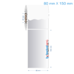 80x150 mm Silvermat Etiket (Fiyatı)