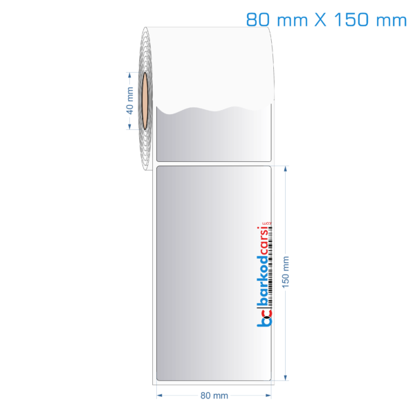80x150 mm Silvermat Etiket (Fiyatı)