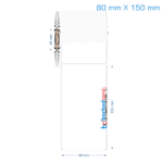 80x150 mm Opak / Mat PP, Fastyre Etiket (Fiyatları)