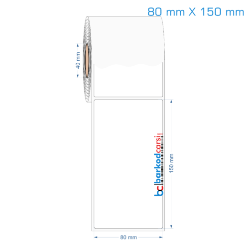 80x150 mm Opak / Mat PP, Fastyre Etiket (Fiyatları)