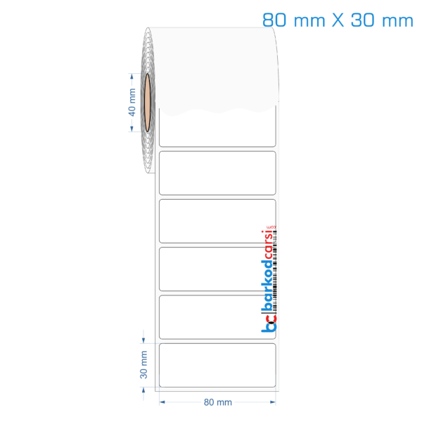 80x30 mm Opak / Mat PP, Fastyre Etiket (Fiyatları)