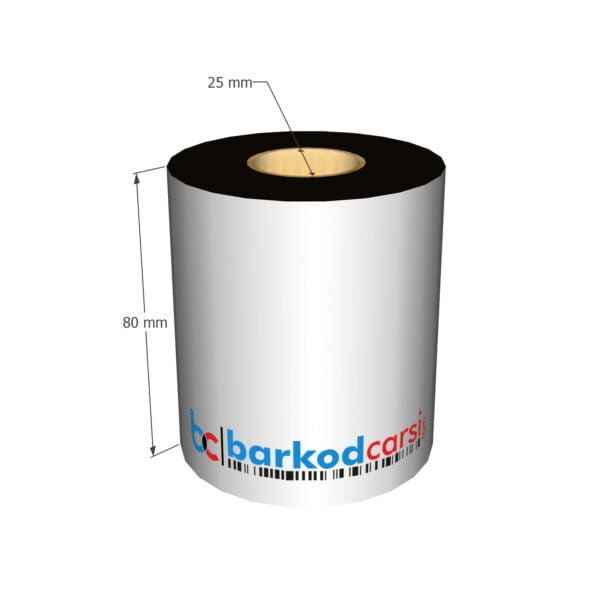 80x300 mt Wax / Wax-Resin / Resin / Hot-Foil Ribon Çeşitleri By BarkodCarsi.com