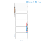 80x40 mm Opak / Mat PP, Fastyre Etiket (Fiyatları)