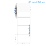 80x50 mm Opak / Mat PP, Fastyre Etiket (Fiyatları)