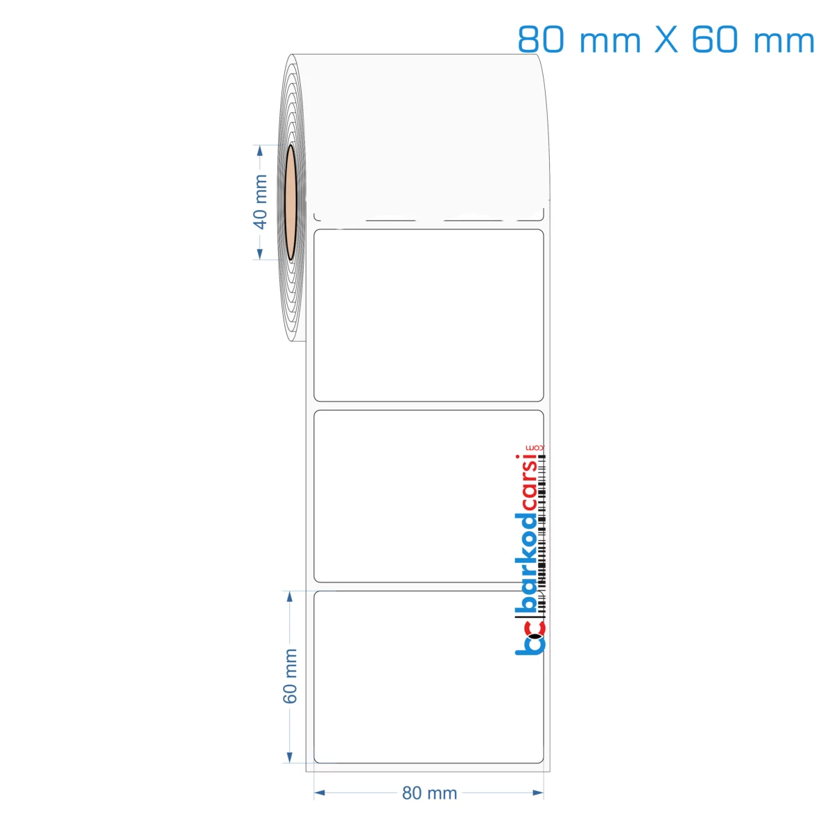 80X60 Mm Opak / Mat Pp, Fastyre Etiket (Fiyatları)