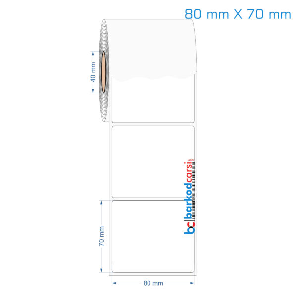 80x70 mm Opak / Mat PP, Fastyre Etiket (Fiyatları)