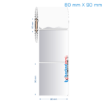 80x90 mm Silvermat Etiket (Fiyatı)