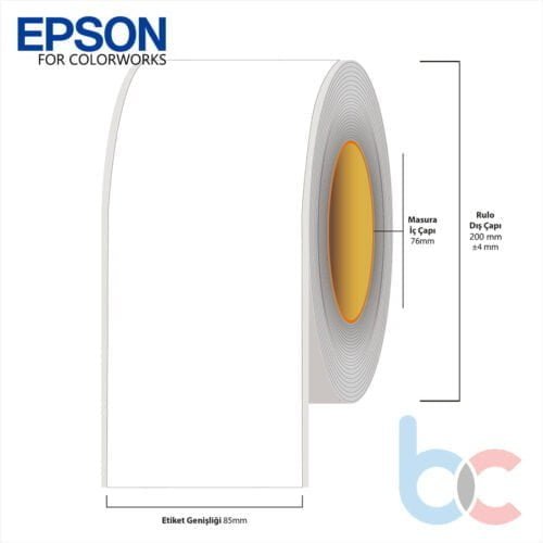 85 mm X 100 mt Epson Etiketi