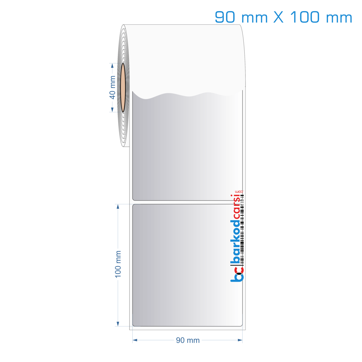 90X100 Mm Silvermat Etiket (Fiyatı)