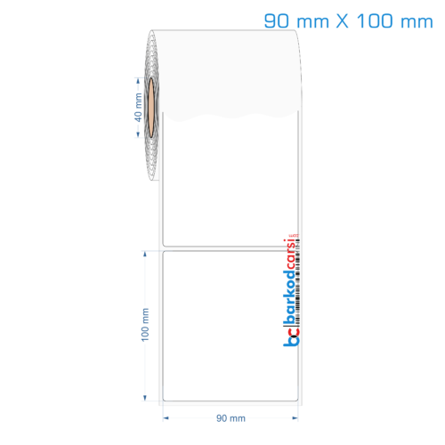 90x100 mm Opak / Mat PP, Fastyre Etiket (Fiyatları)