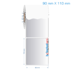 90x110 mm Silvermat Etiket (Fiyatı)