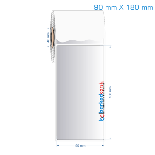 90x180 mm Silvermat Etiket (Fiyatı)