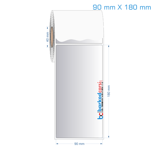 90x180 mm Silvermat Etiket (Fiyatı)