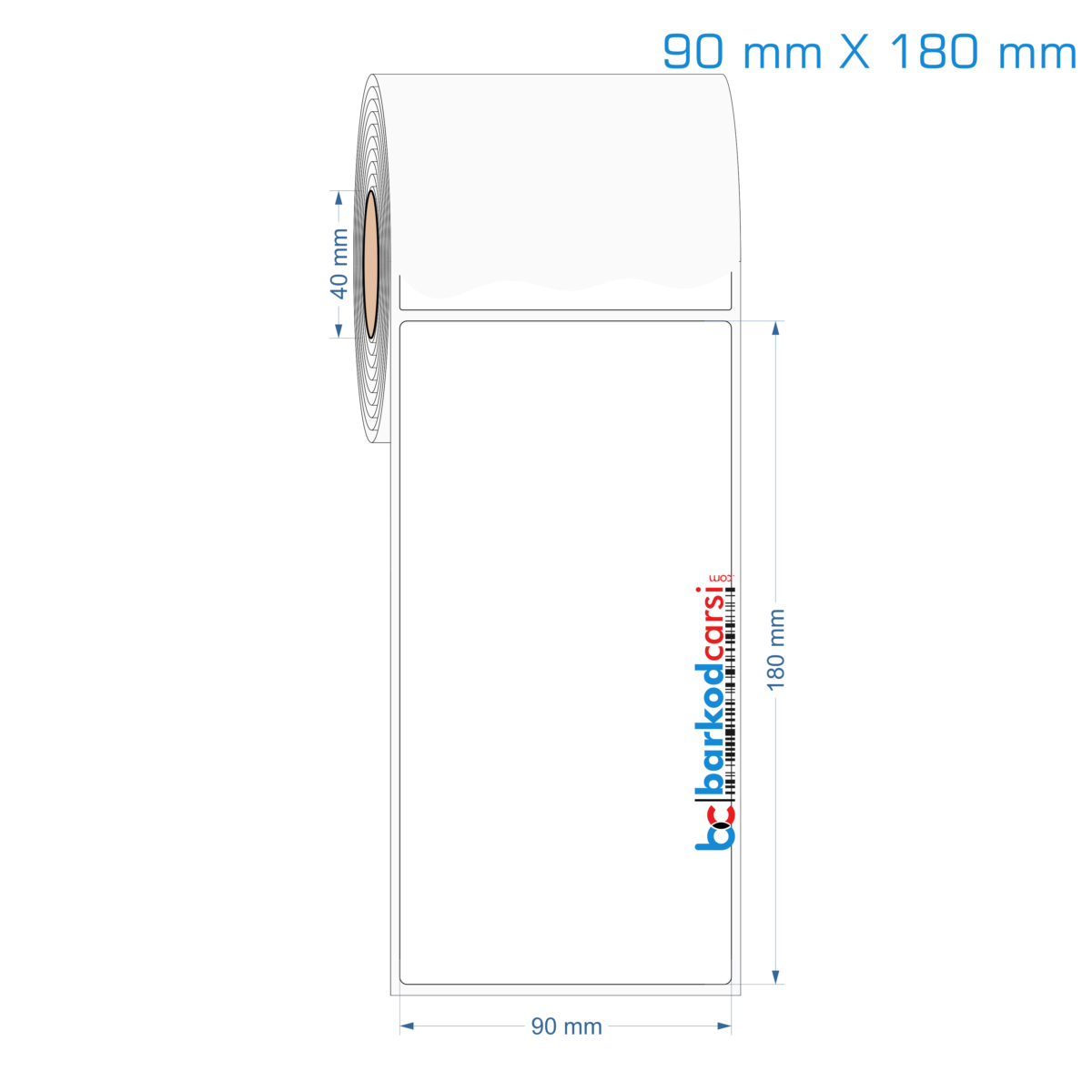 90X180 Mm Hazır Rulo Pp Opak, Mat, Fastyre Etiketler 90X180 Mm Opak / Mat Pp, Fastyre Etiket (Fiyatları)