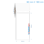 90x180 mm Opak / Mat PP, Fastyre Etiket (Fiyatları)