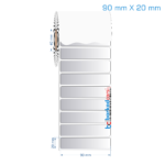 90x20 mm Silvermat Etiket (Fiyatı)