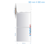 90x90 mm Silvermat Etiket (Fiyatı)