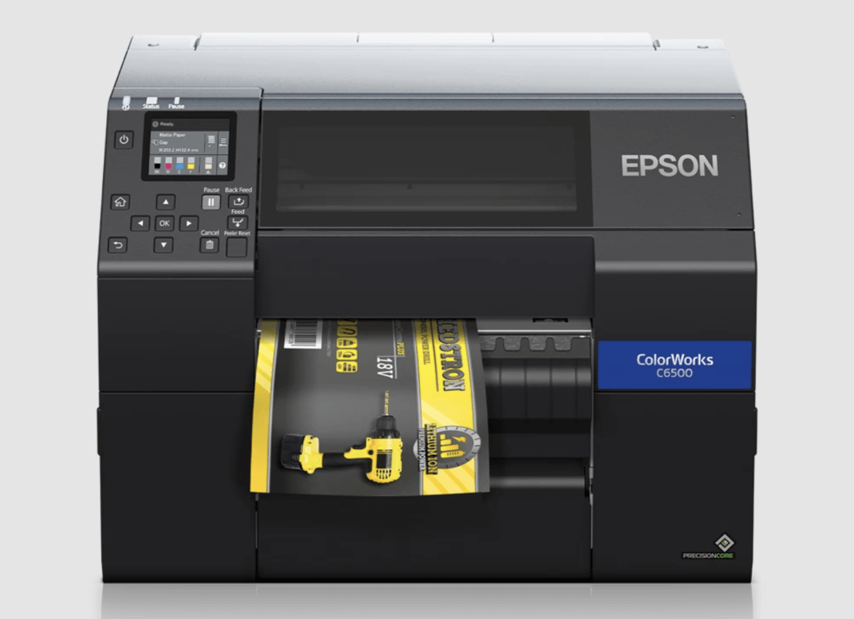 Epson C6500 Ae - Epson Colorworks Cw-C6500Ae Renkli Barkod Yazıcı