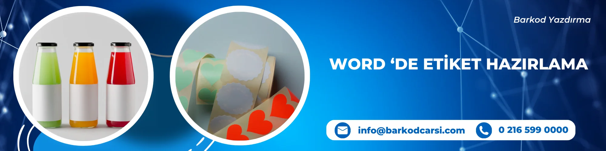 Word 'De Etiket Hazırlama