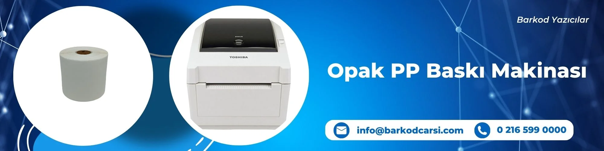 PP Opak Baskı Makinası - Opak PP etiket yazıcı