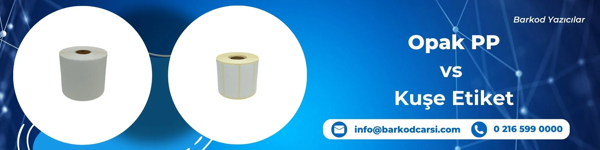 Opak PP ve Kuşe Etiket Karşılaştırması / Farkları ve Özellikleri